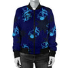 Music note Pattern Print Design A04 Women's Bomber Jacket