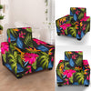 Bird Of Paradise Pattern Print Design BOP014 Armchair Slipcover