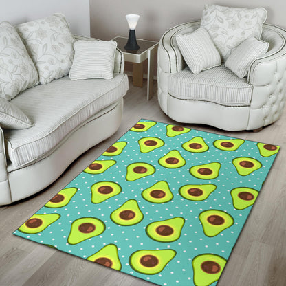 Avocado Pattern Print Design AC012 Area Rugs