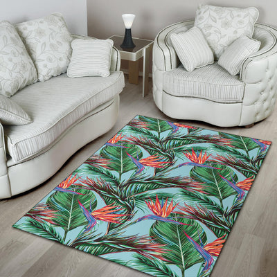 Bird Of Paradise Pattern Print Design BOP01 Area Rugs