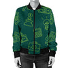 Accounting Financial Pattern Print Design 02 Women's Bomber Jacket