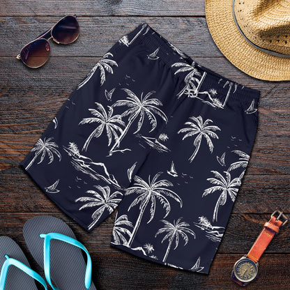 Pacific island Pattern Print Design A02 Mens Shorts