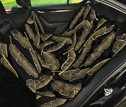 Banana Leaf Pattern Print Design BL07 Rear Dog  Seat Cover