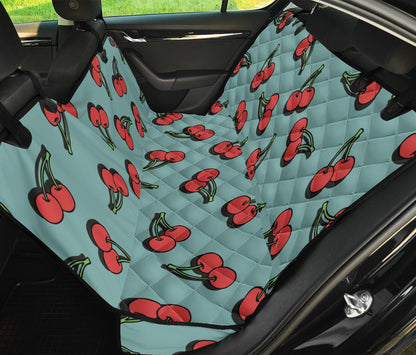 Cherry Pattern Print Design CH03 Rear Dog  Seat Cover