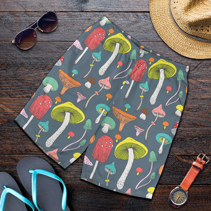 Mushroom Pattern Print Design A03 Mens Shorts