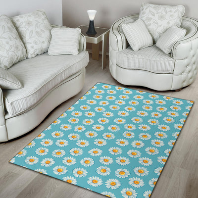 Daisy Pattern Print Design DS03 Area Rugs