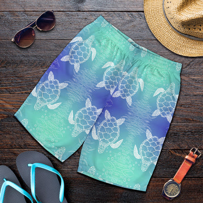 Sea Turtle Draw Mens Shorts