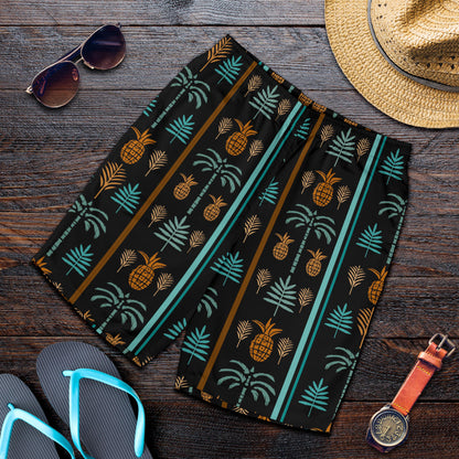 Hawaiian Themed Pattern Print Design H023 Mens Shorts
