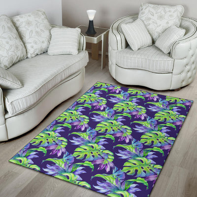 Tropical Flower Pattern Print Design TF019 Area Rugs