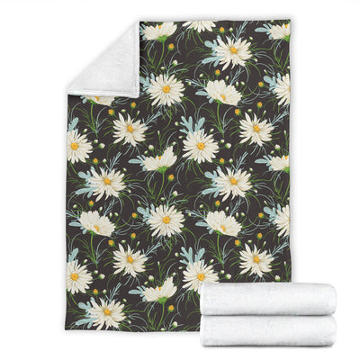 Daisy Pattern Print Design DS08 Fleece Blanket