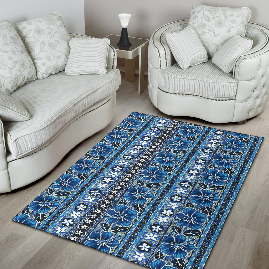 Hawaiian Themed Pattern Print Design H012 Area Rugs