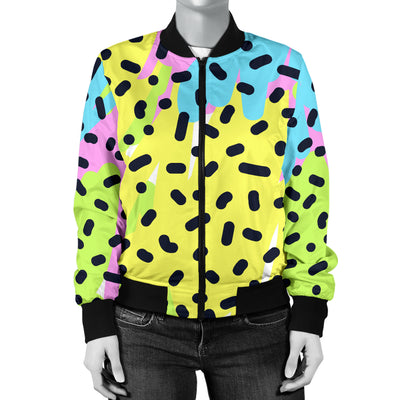 90s Pattern Print Design 2 Women's Bomber Jacket