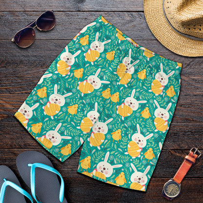 Easter Eggs Pattern Print Design RB02 Mens Shorts