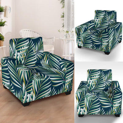 Sun Spot Tropical Palm Leaves hower Curtain Armchair Slipcover