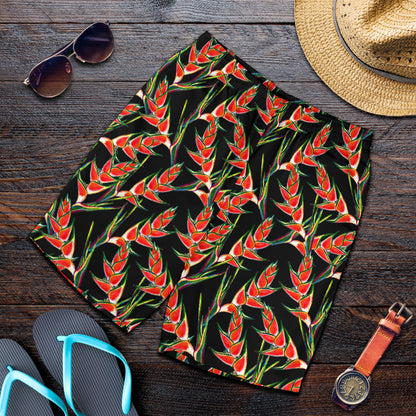 Heliconia Pattern Print Design HL010 Mens Shorts