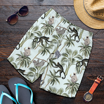 Rainforest Pattern Print Design RF04 Mens Shorts