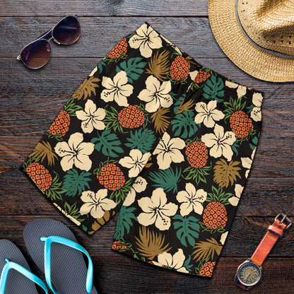 Hawaiian Themed Pattern Print Design H08 Mens Shorts