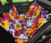 Pansy Pattern Print Design PS01 Rear Dog  Seat Cover