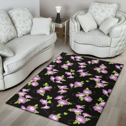Morning Glory Pattern Print Design MG02 Area Rugs