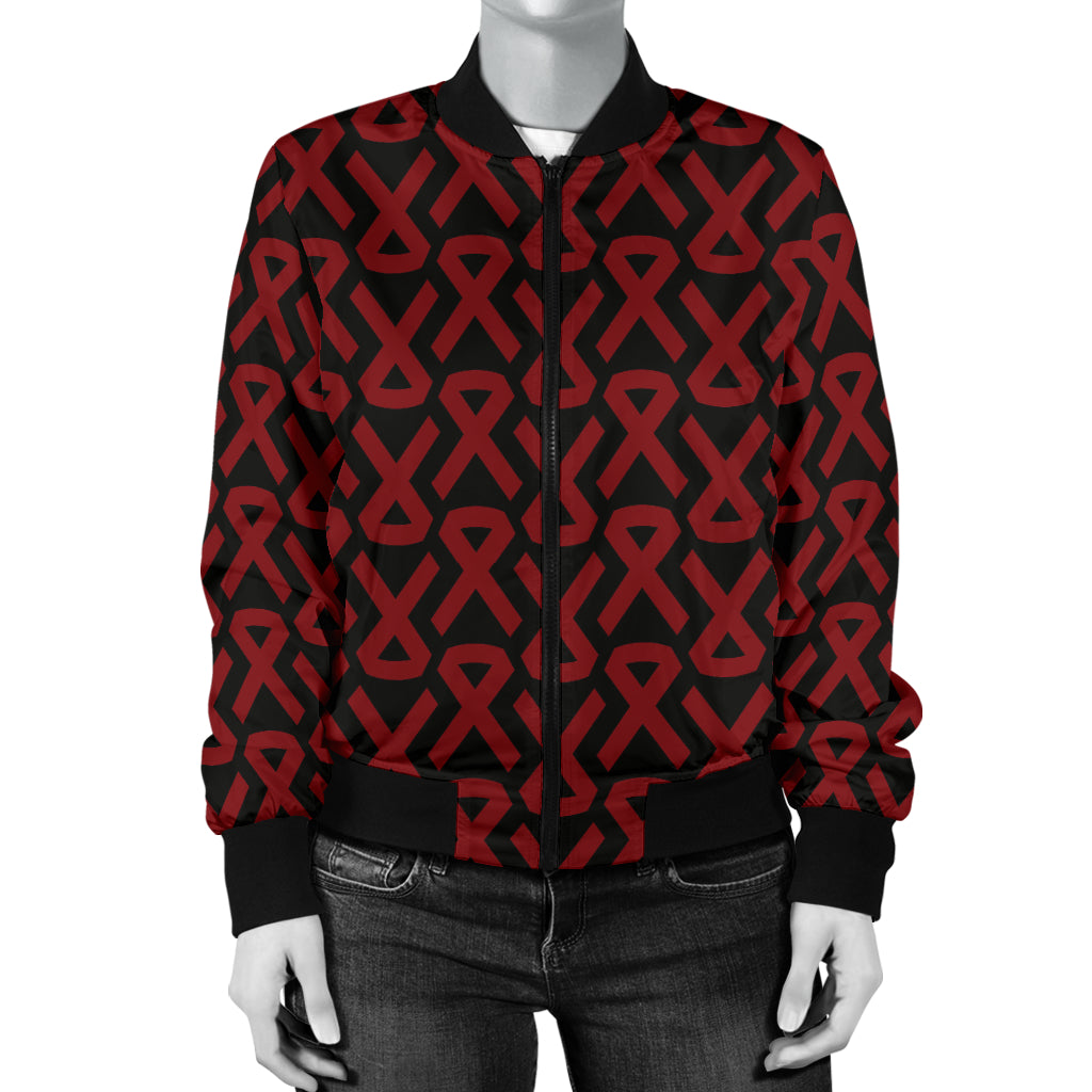 Multiple myeloma Pattern Print Design A01 Women's Bomber Jacket