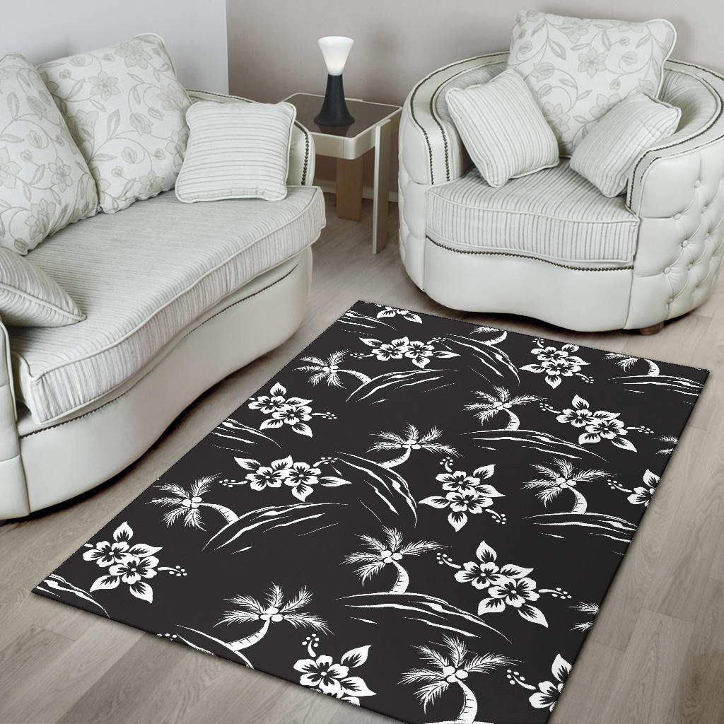 Palm Tree Pattern Print Design PT02 Area Rugs