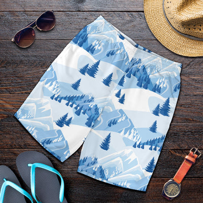 Mountain Pattern Print Design 03 Mens Shorts