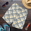 Daisy Pattern Print Design DS09 Mens Shorts