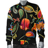 Tulip Boho Pattern Print Design TP09 Men Bomber Jacket