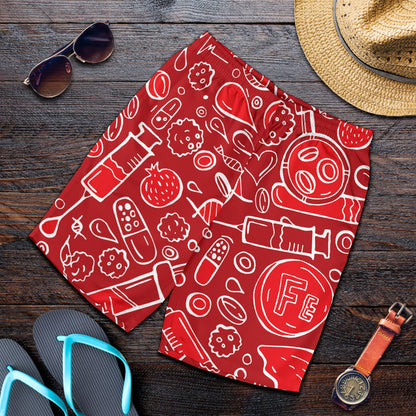 Phlebotomist Pattern Print Design A02 Mens Shorts