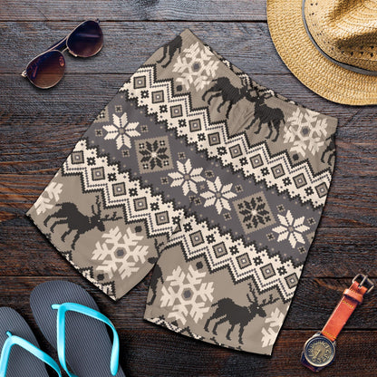Nordic Pattern Print Design A01 Mens Shorts