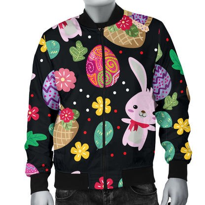 Easter Eggs Pattern Print Design RB05 Men Bomber Jacket
