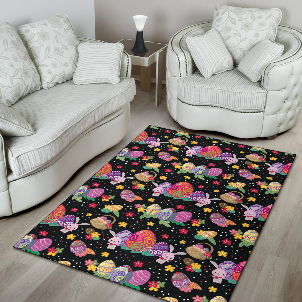 Easter Eggs Pattern Print Design RB06 Area Rugs