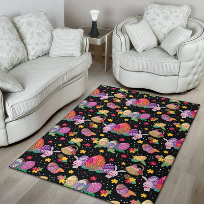 Easter Eggs Pattern Print Design RB06 Area Rugs