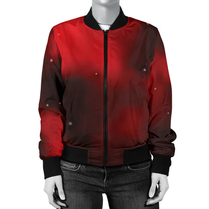 Nebula Pattern Print Design A03 Women's Bomber Jacket