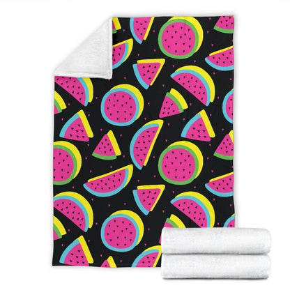 Watermelon Pattern Print Design WM07 Fleece Blanket