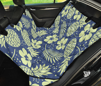 Pineapple Pattern Print Design PP07 Rear Dog  Seat Cover