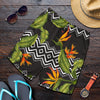 Bird Of Paradise Pattern Print Design BOP07 Mens Shorts