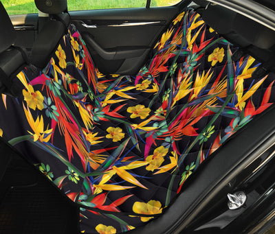 Bird Of Paradise Pattern Print Design BOP016 Rear Dog  Seat Cover