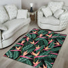 Bird Of Paradise Pattern Print Design BOP03 Area Rugs