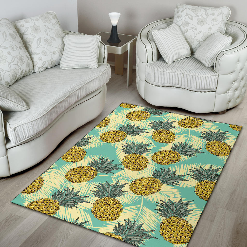 Pineapple Pattern Print Design PP03 Area Rugs