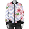 Cherry Blossom Pattern Print Design CB07 Women Bomber Jacket