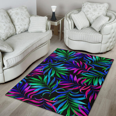 Tropical Flower Pattern Print Design TF010 Area Rugs