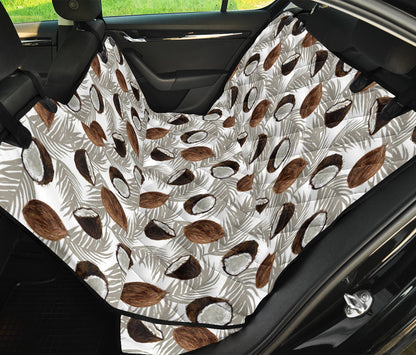 Coconut Pattern Print Design CN03 Rear Dog  Seat Cover