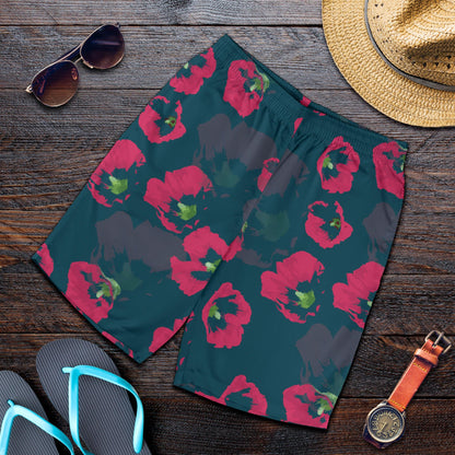Morning Glory Pattern Print Design 01 Mens Shorts