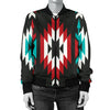 Native Pattern Print Design A08 Women's Bomber Jacket