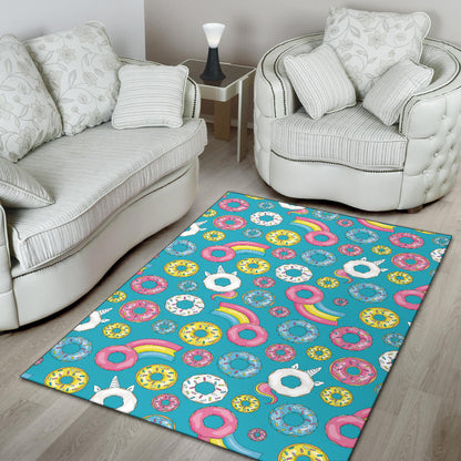 Donut Pattern Print Design DN013 Area Rugs
