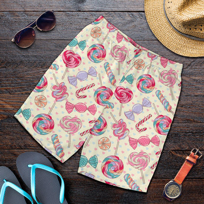 Candy Pattern Print Design CA04 Mens Shorts