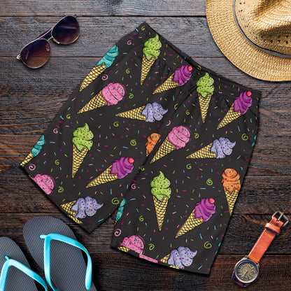 Ice Cream Pattern Print Design IC06 Mens Shorts