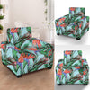 Bird Of Paradise Pattern Print Design BOP01 Armchair Slipcover