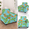 Bird Of Paradise Pattern Print Design BOP04 Armchair Slipcover